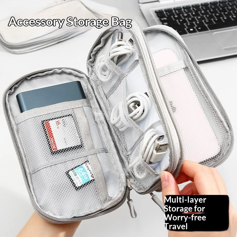 Tech Accessories Case - Bolsa organizadora de cabos para viagens,